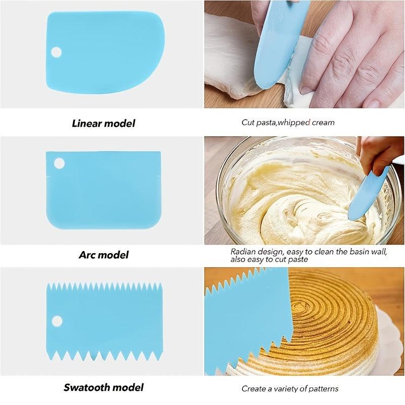 6 Stainless Steel Cake Spatulas Set 6 8 10 Inch Sizes