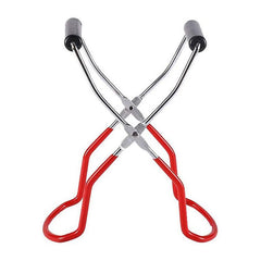Stainless Steel Canning Jar Lifter Rubber Grips Long Handle Canning Tongs