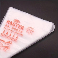 100pcs Disposable Piping Bags - Easy to Use & Clean - for Cream/Icing