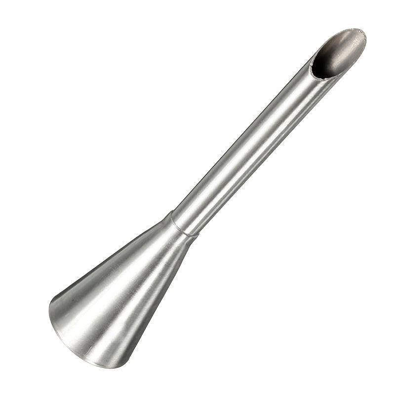 Small Pastry Cream Squeezer Nozzle Tip - Stainless Steel