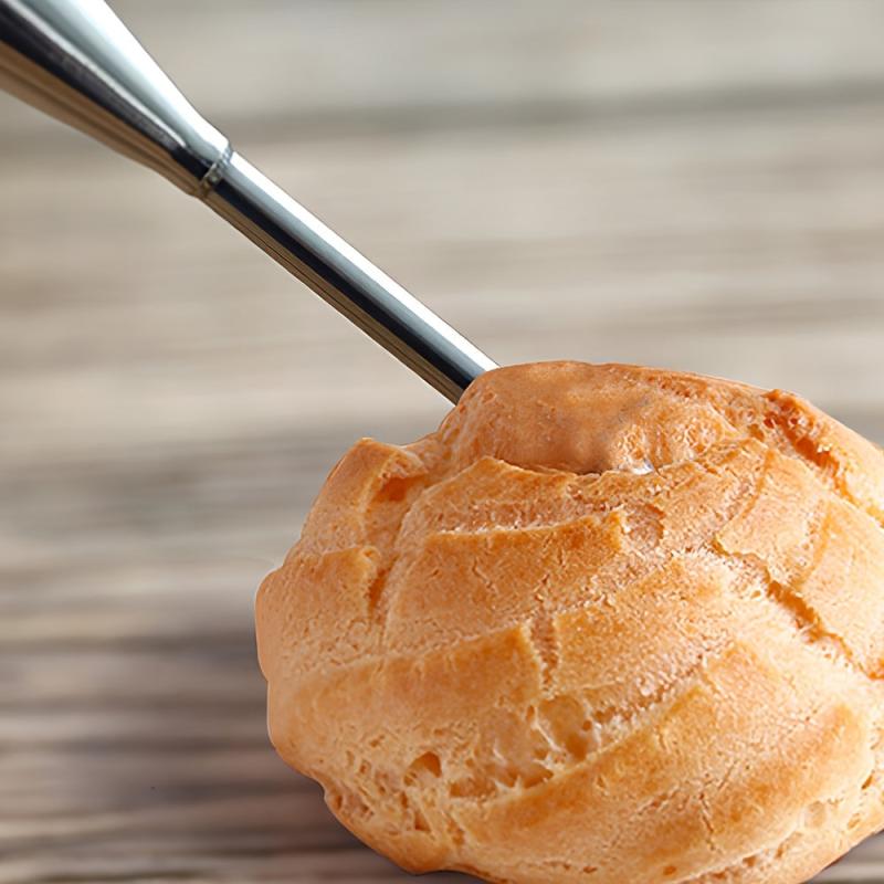 Small Pastry Cream Squeezer Nozzle Tip - Stainless Steel