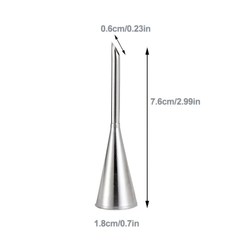Small Pastry Cream Squeezer Nozzle Tip - Stainless Steel