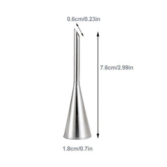 Small Pastry Cream Squeezer Nozzle Tip - Stainless Steel