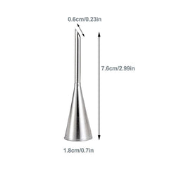 Small Pastry Cream Squeezer Nozzle Tip - Stainless Steel