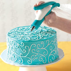 17 Pc Cake Topper Tool Set Pastry Sugar Cream Framed Cookie Squeezer Gun