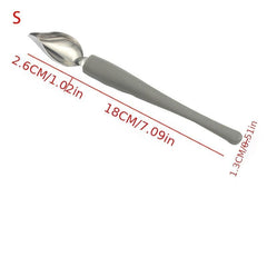 Stainless Steel Sauce Painting Pen Spoon for Meals and Desserts