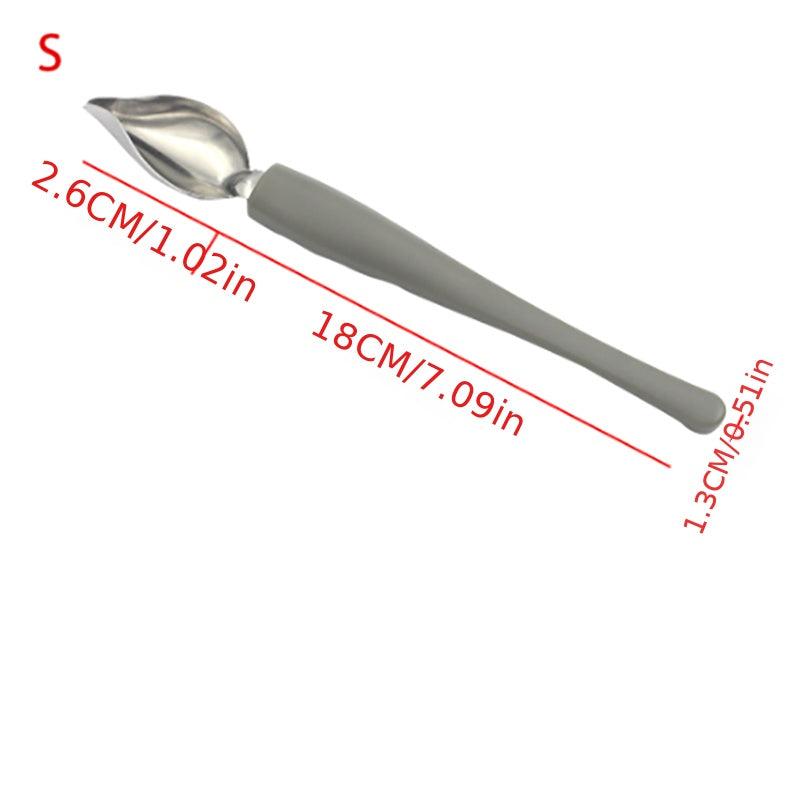 Stainless Steel Sauce Painting Pen Spoon for Meals and Desserts