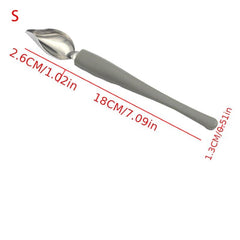 Stainless Steel Sauce Painting Pen Spoon for Meals and Desserts