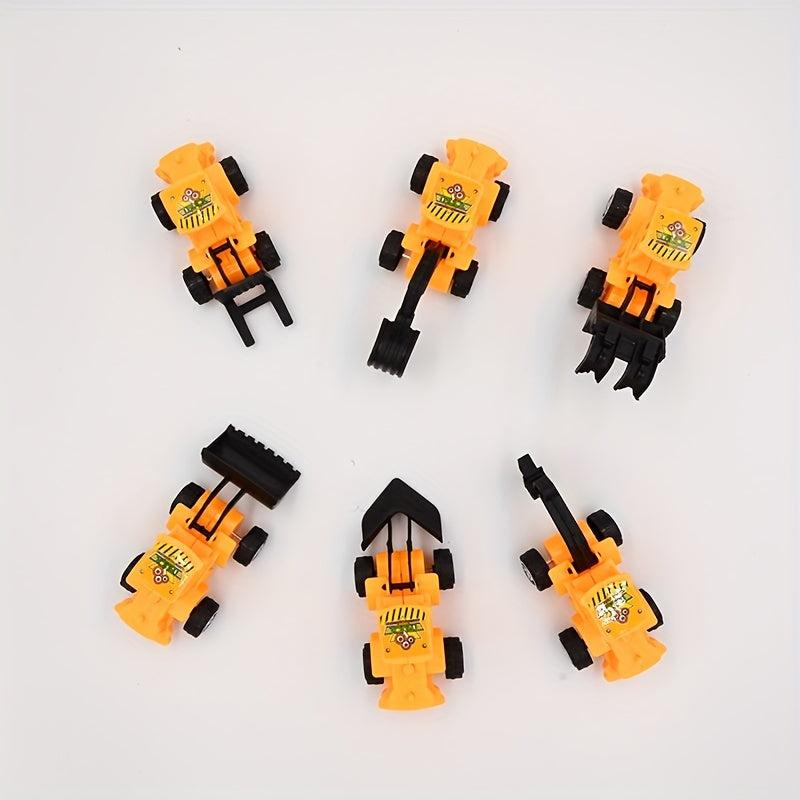 11pcs Engineering Vehicle Cake Toppers for Themed Birthday Cakes