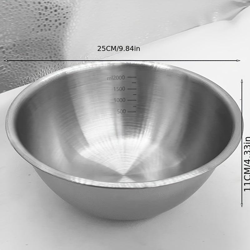 304 Stainless Steel Mixing Bowl Kitchen Gadgets Accessories