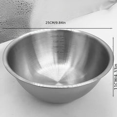 304 Stainless Steel Mixing Bowl Kitchen Gadgets Accessories