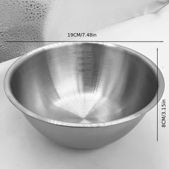 304 Stainless Steel Mixing Bowl Kitchen Gadgets Accessories