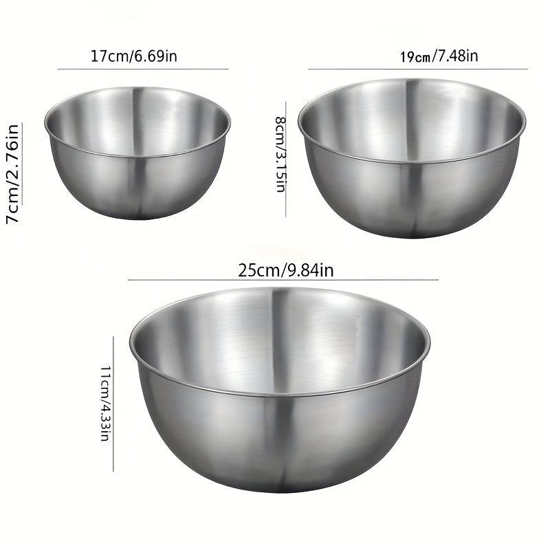 304 Stainless Steel Mixing Bowl Kitchen Gadgets Accessories