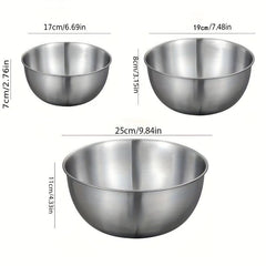 304 Stainless Steel Mixing Bowl Kitchen Gadgets Accessories