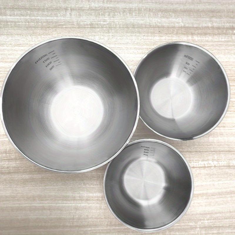 304 Stainless Steel Mixing Bowl Kitchen Gadgets Accessories