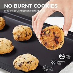 1pc Baking Sheet Carbon Steel Non Stick Baking Pan