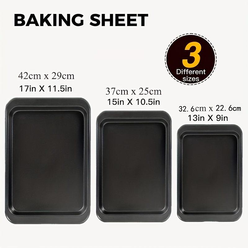 1pc Baking Sheet Carbon Steel Non Stick Baking Pan