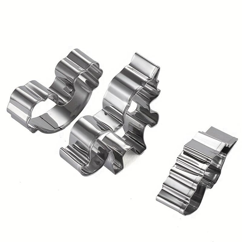 3pcs Unicorn Cookie Cutters Stainless Steel Candy Mold Baking Tools