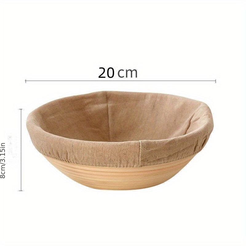 Small Round Sourdough Proofing Basket Rattan Braided Bread Dough Basket