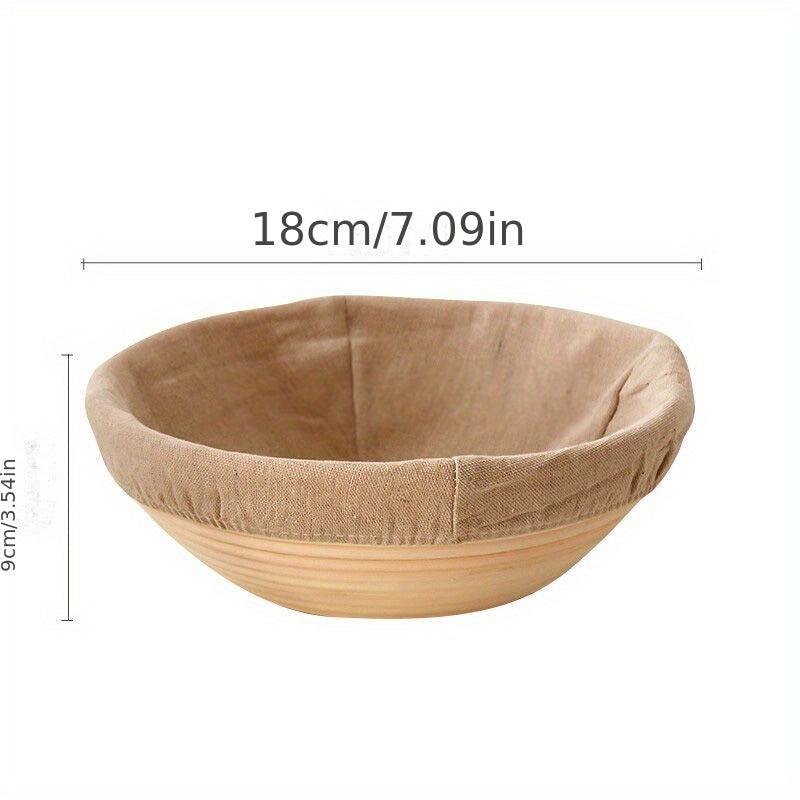 Small Round Sourdough Proofing Basket Rattan Braided Bread Dough Basket