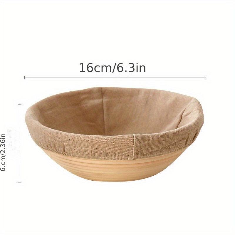 Small Round Sourdough Proofing Basket Rattan Braided Bread Dough Basket