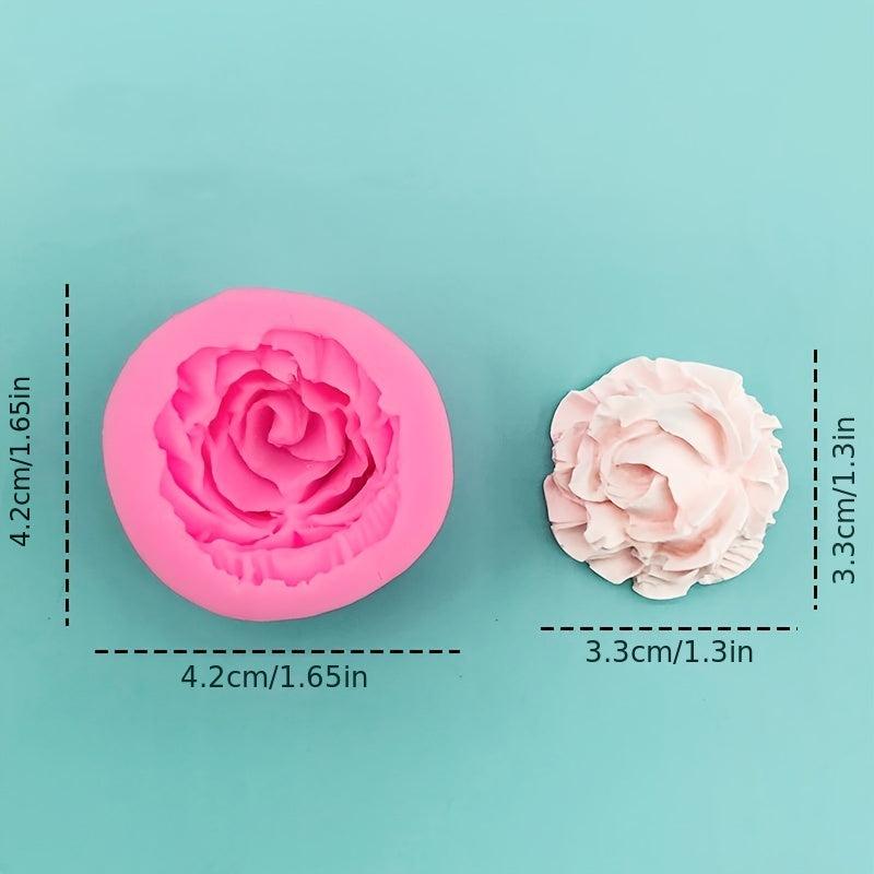 Rose Flower Silicone Mold for Cake Topper and Soap Making