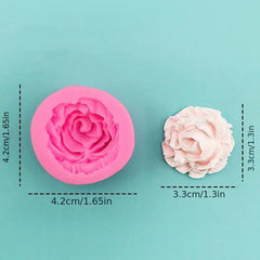 Rose Flower Silicone Mold for Cake Topper and Soap Making