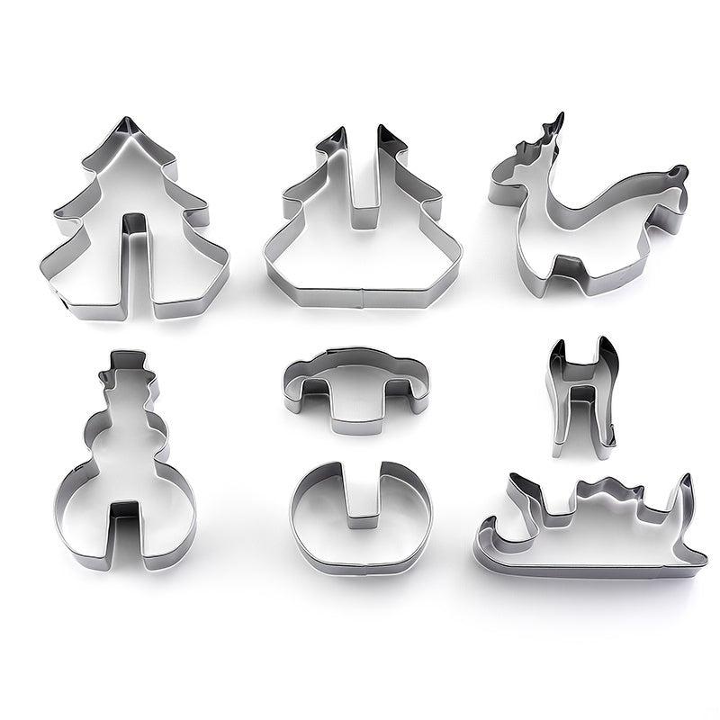 Christmas 3D Baking Mould Tree Reindeer for Cookies