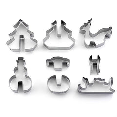 Christmas 3D Baking Mould Tree Reindeer for Cookies