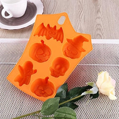 Halloween 3D Silicone Mold Ghost Pumpkin Cake Pudding Mold DIY Cake