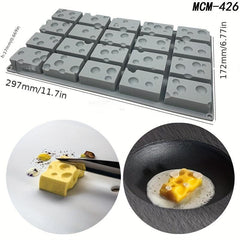 3D Silicone Chocolate Mold for DIY Cake Decorating - Strawberry Orange Mushroom