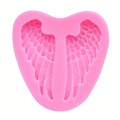 3D Silicone Mold Wings Fondant Mold DIY Pudding Chocolate Crystal Candy