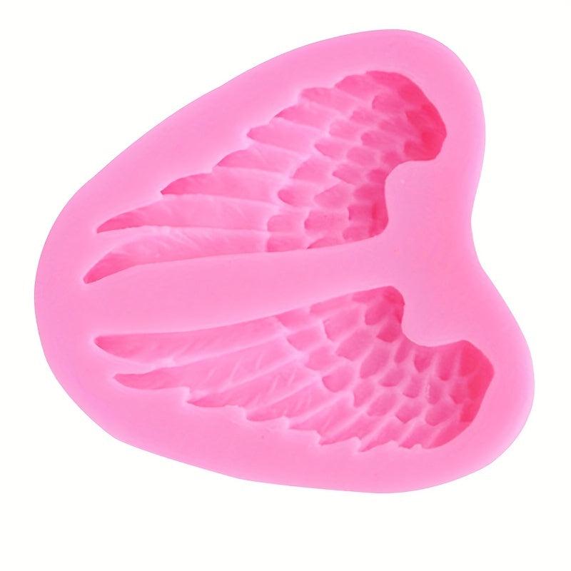 3D Silicone Mold Wings Fondant Mold DIY Pudding Chocolate Crystal Candy