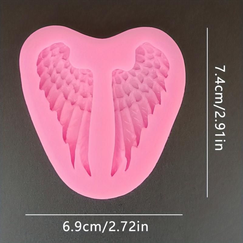 3D Silicone Mold Wings Fondant Mold DIY Pudding Chocolate Crystal Candy