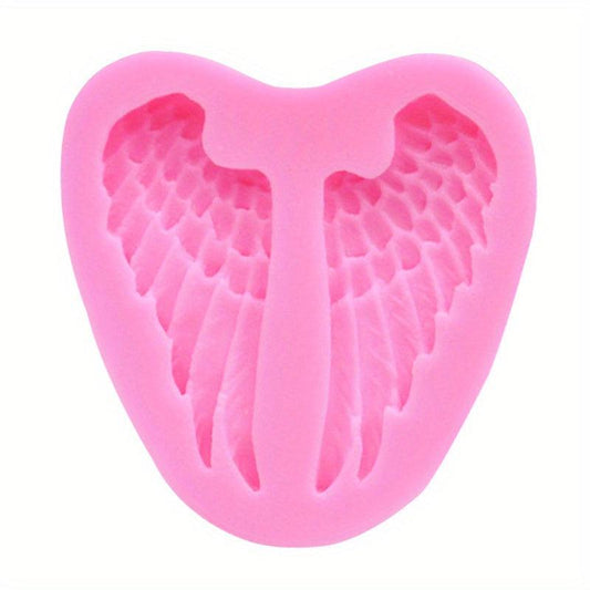 3D Silicone Mold Wings Fondant Mold DIY Pudding Chocolate Crystal Candy