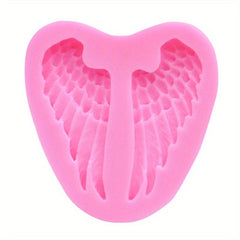 3D Silicone Mold Wings Fondant Mold DIY Pudding Chocolate Crystal Candy