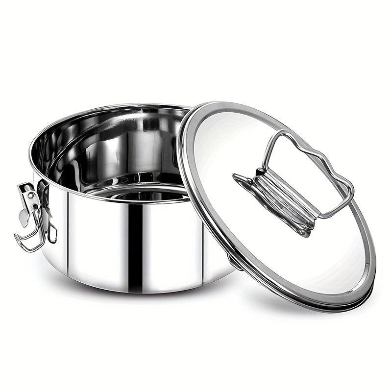 1pc Flan Mold Stainless Steel Steamer Pot 19cm Instant Pot Kitchen Utensils