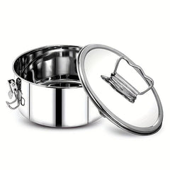 1pc Flan Mold Stainless Steel Steamer Pot 19cm Instant Pot Kitchen Utensils