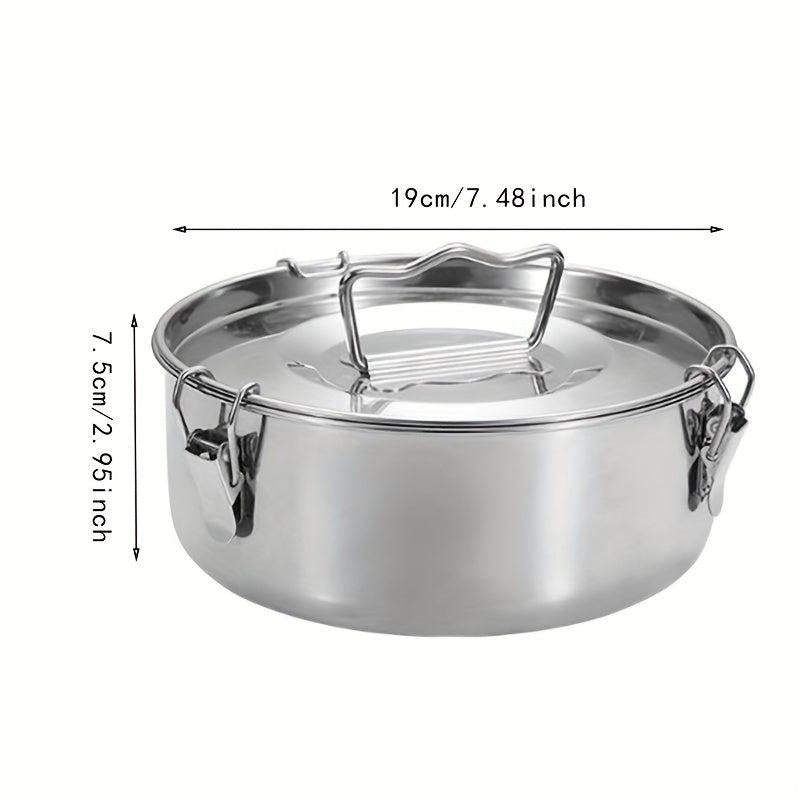1pc Flan Mold Stainless Steel Steamer Pot 19cm Instant Pot Kitchen Utensils