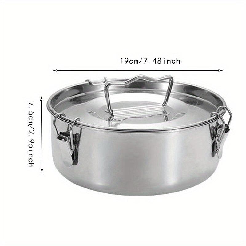 1pc Flan Mold Stainless Steel Steamer Pot 19cm Instant Pot Kitchen Utensils