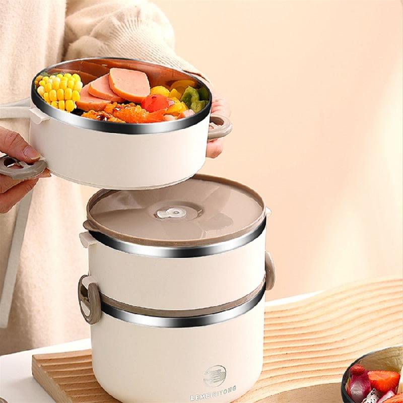 Stainless Steel Insulated Bento Box Stackable Food Container