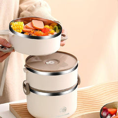 Stainless Steel Insulated Bento Box Stackable Food Container