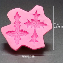 Cross Chocolate Mold 3D Silicone Mold Baptism Candy Mold Fondant Mold