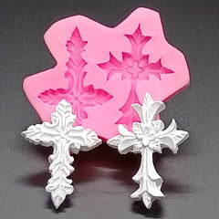Cross Chocolate Mold 3D Silicone Mold Baptism Candy Mold Fondant Mold
