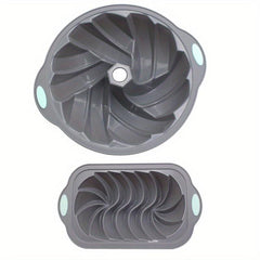 1pc Silicone Flower Cake Pan Set Non stick Baking Mold