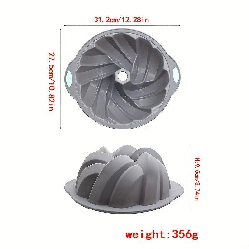 1pc Silicone Flower Cake Pan Set Non stick Baking Mold