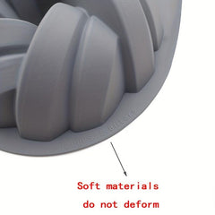 1pc Silicone Flower Cake Pan Set Non stick Baking Mold