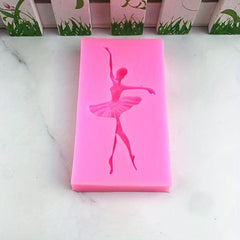 Dancer Silicone Mold Cake Decorating Chocolate Gumpaste Easy Release Non Stick