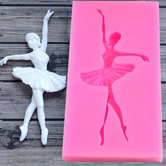 Dancer Silicone Mold Cake Decorating Chocolate Gumpaste Easy Release Non Stick