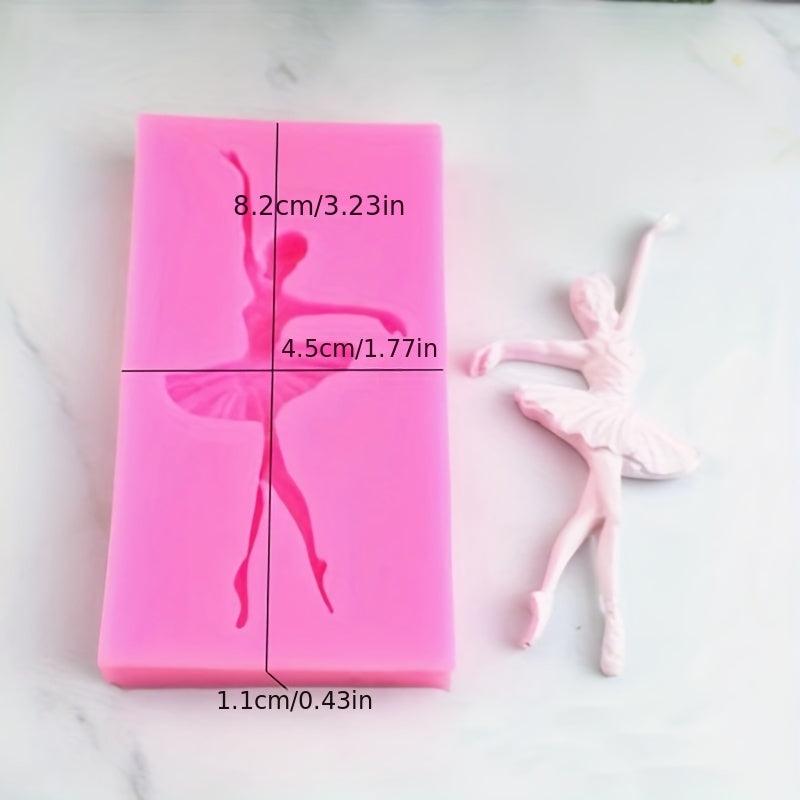 Dancer Silicone Mold Cake Decorating Chocolate Gumpaste Easy Release Non Stick